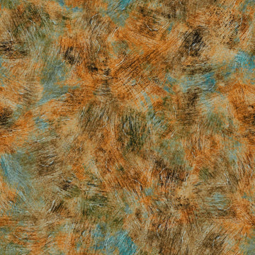 Brown and Turquoise Fabric, Item No. 24190