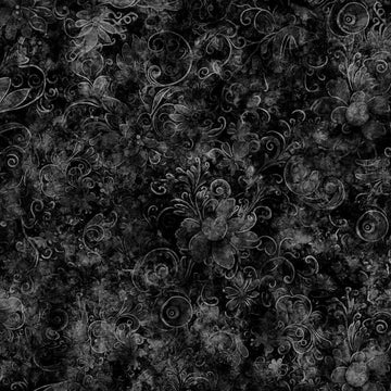 Black Swirl Fabric, Item No. 24297