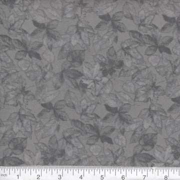 Gray Leaf Fabric, Item No. 22279